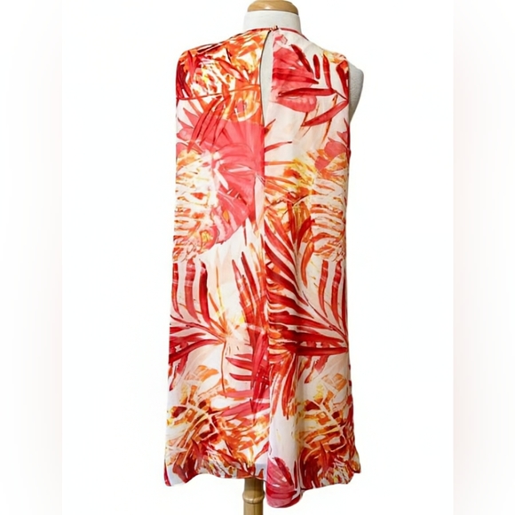 Calvin Klein, Sheer Floral Seath Dress, Fully Lined, Size 14, NWOT - Picture 5 of 11